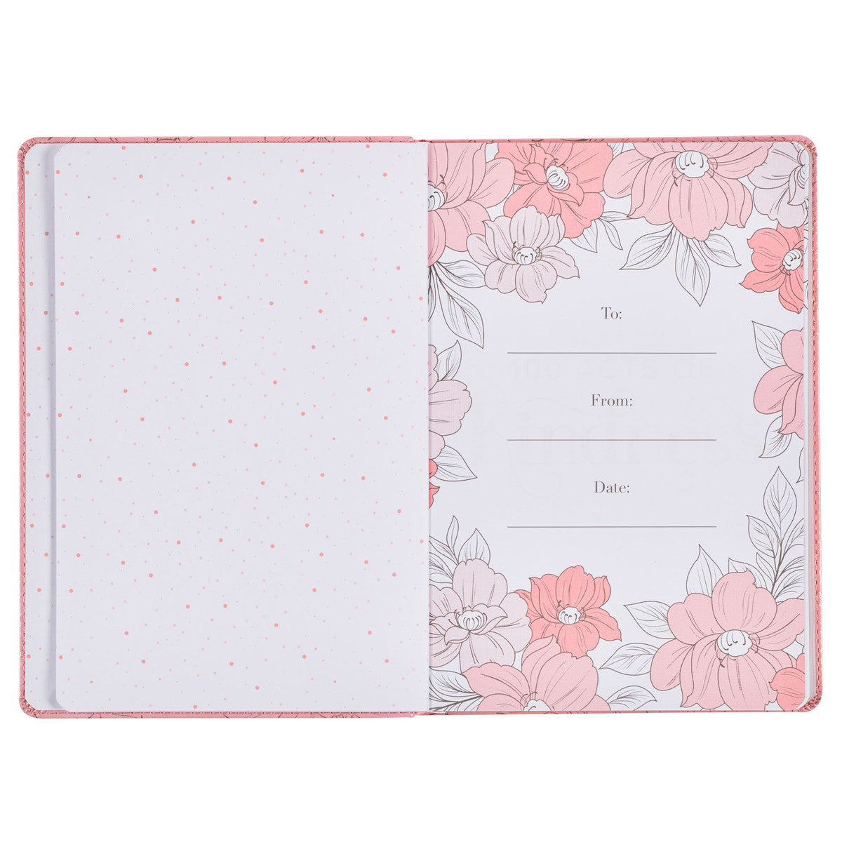 100 Acts of Kindness Pink Faux Leather Devotional