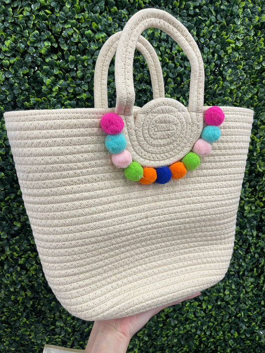 The Karina Tote Bag - Cream