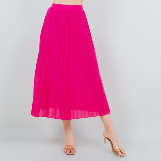 The Abilene Skirt - Fuchsia