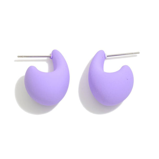 The Elley Earrings - Lilac