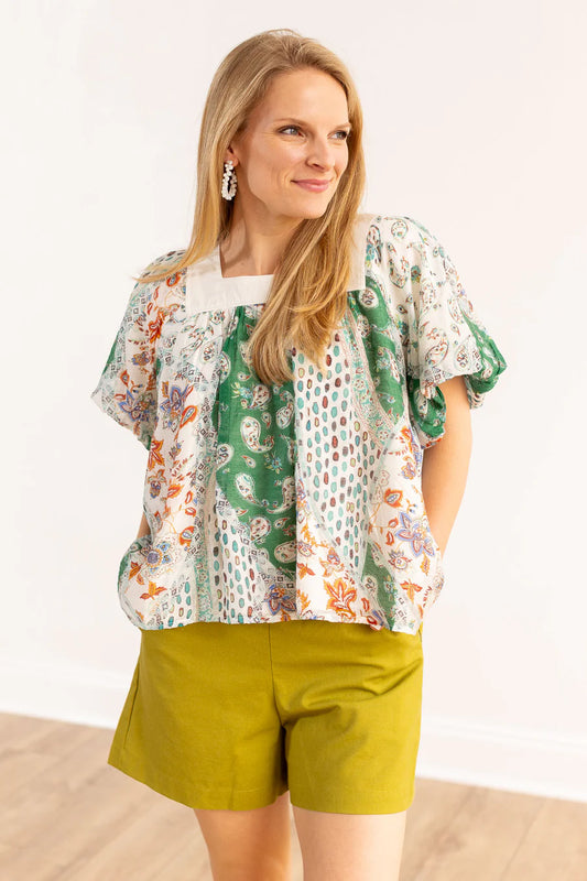The Rosemary Top - Green
