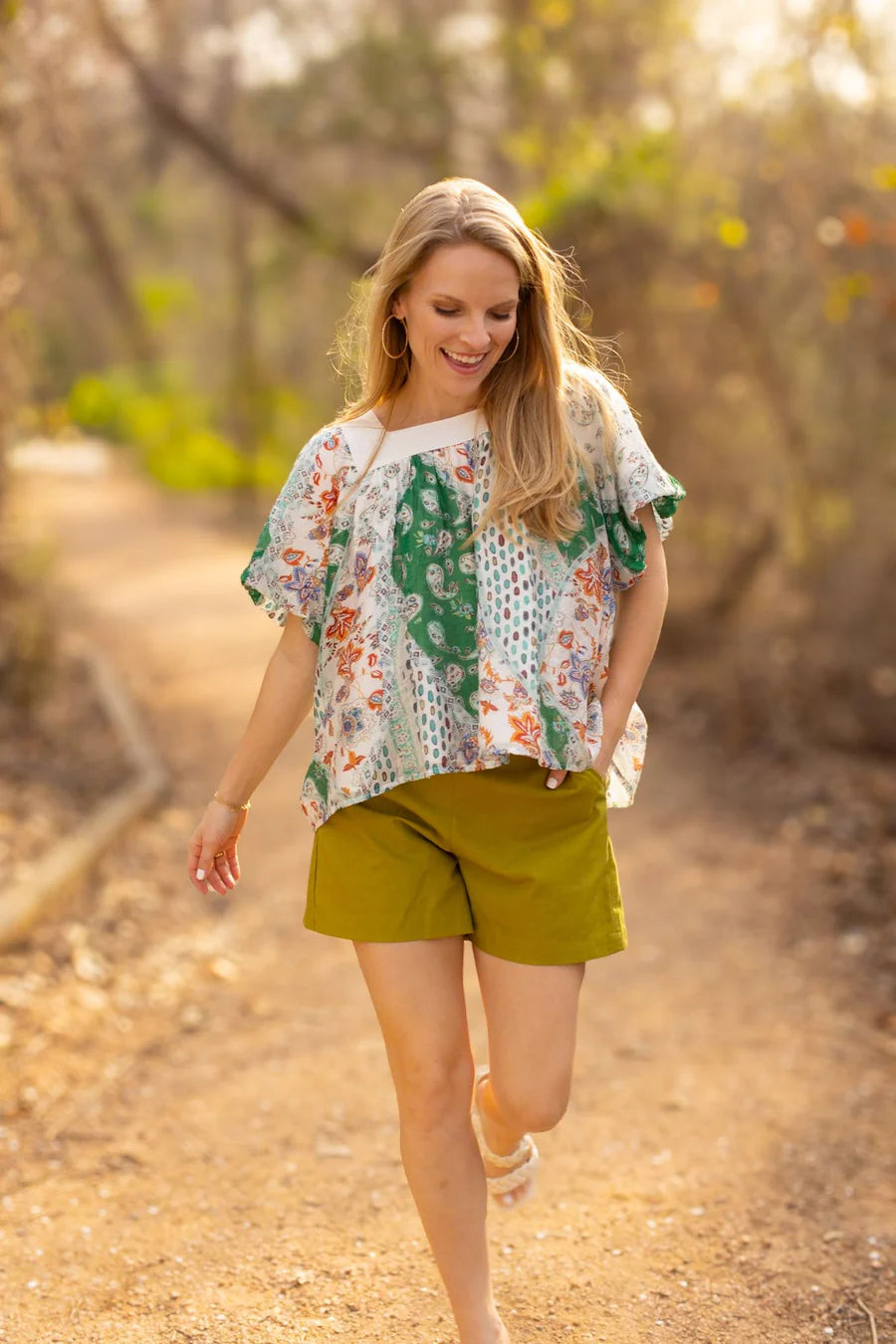 The Rosemary Top - Green