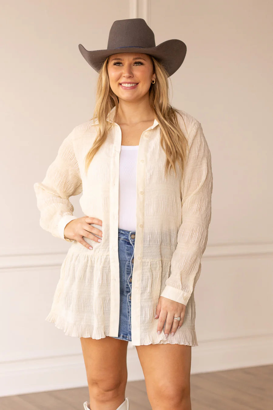 The Carma Button-Up Tunic