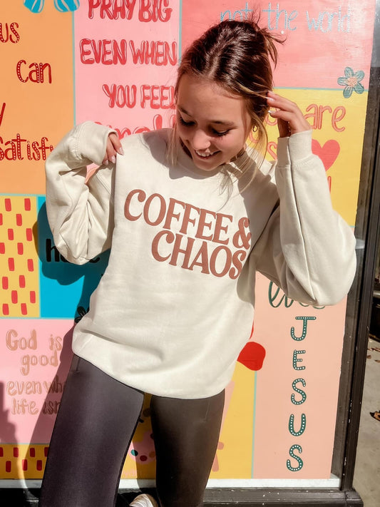 PREORDER - COFFEE & CHAOS SWEATSHIRT