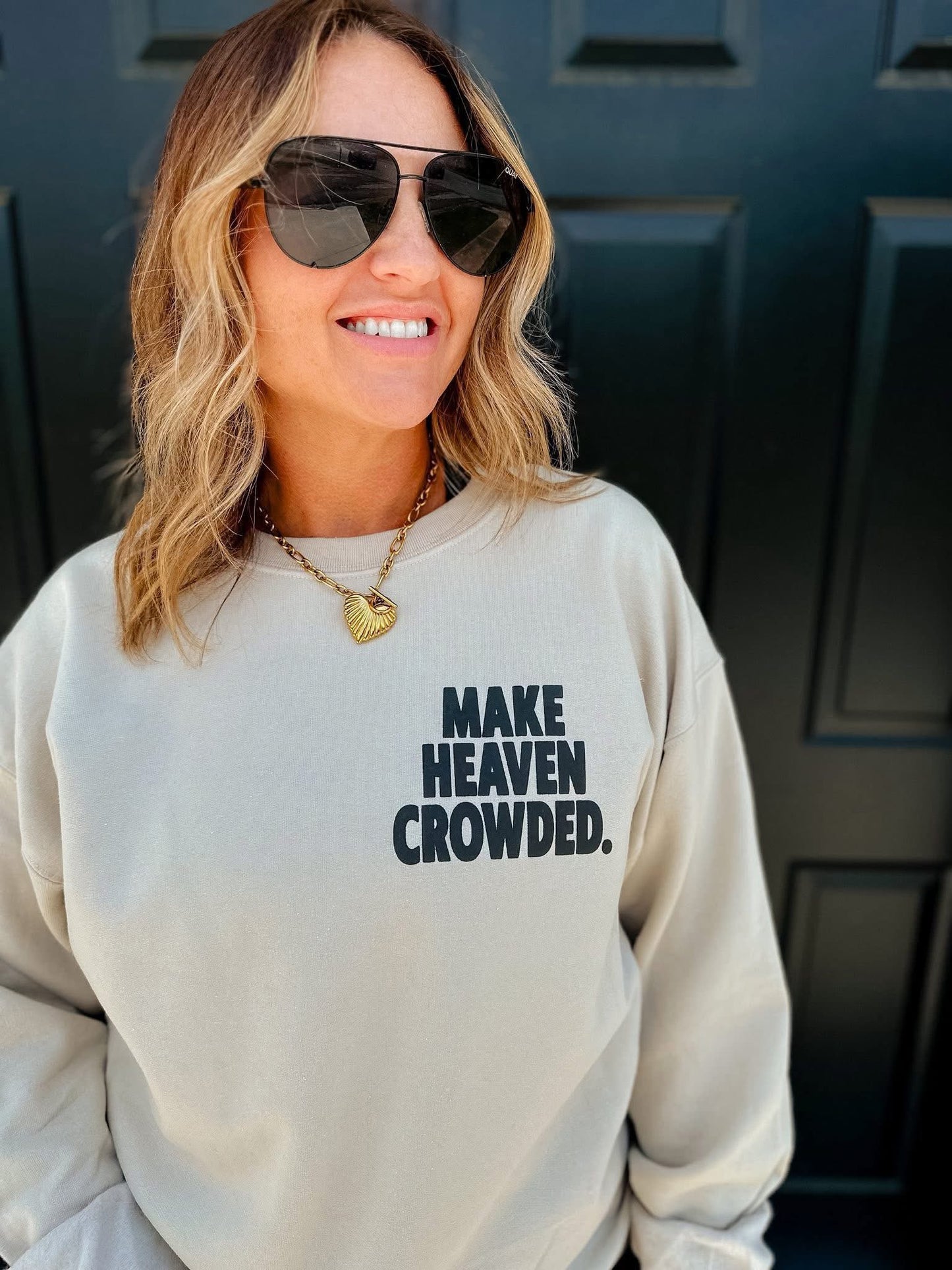 The Make Heaven Crowded Sweatshirt - Sand