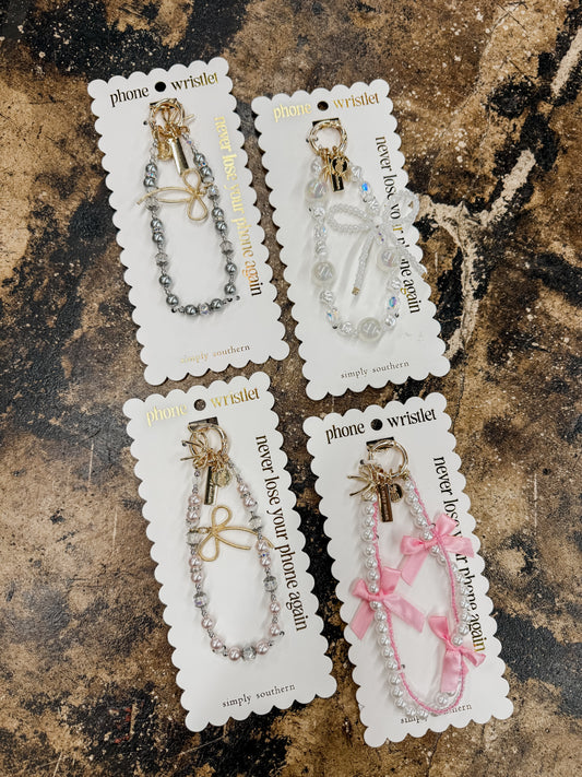 Simply Southern - Pearl Phone Wristlet - ASST COLORS - 2025
