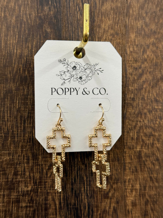 The Jonnie Earrings - Gold