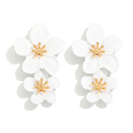 The Trista Earrings - White