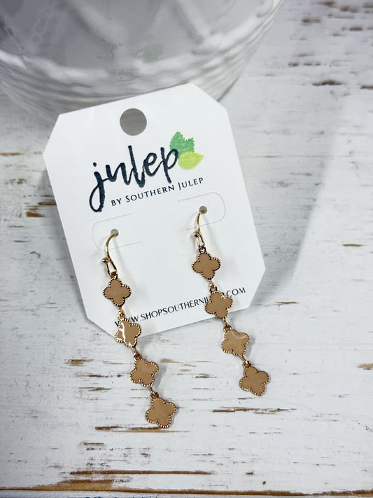 The Lina Earrings - Beige