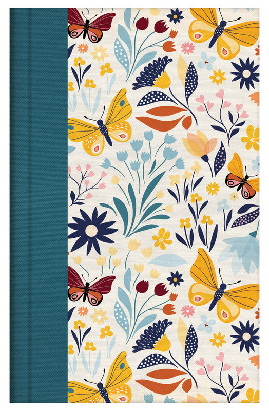 The Beautiful Wisdom NLT Bible : Teal Butterfly