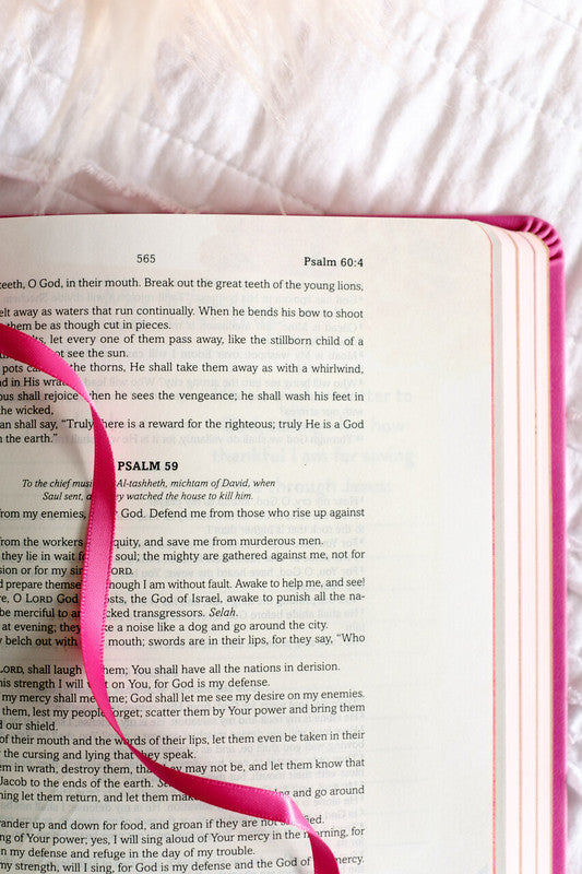 My Bible SKJV for Girls : Pink and Gold Florals