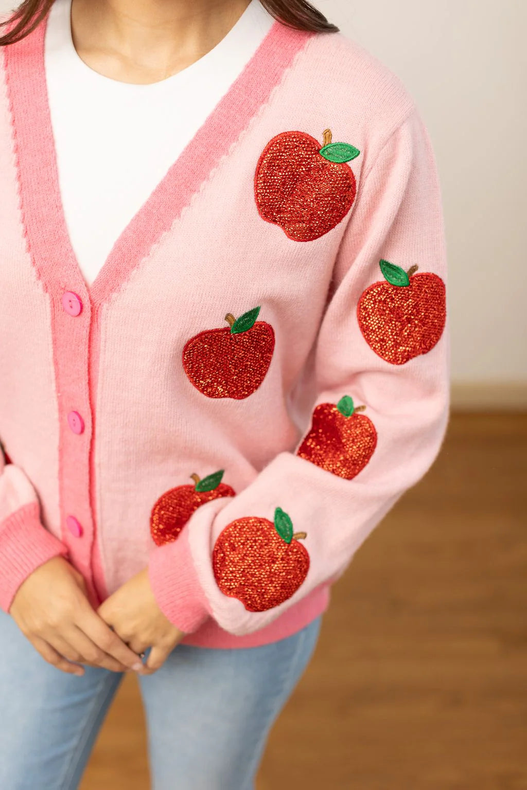 The Jeana Apple Cardigan