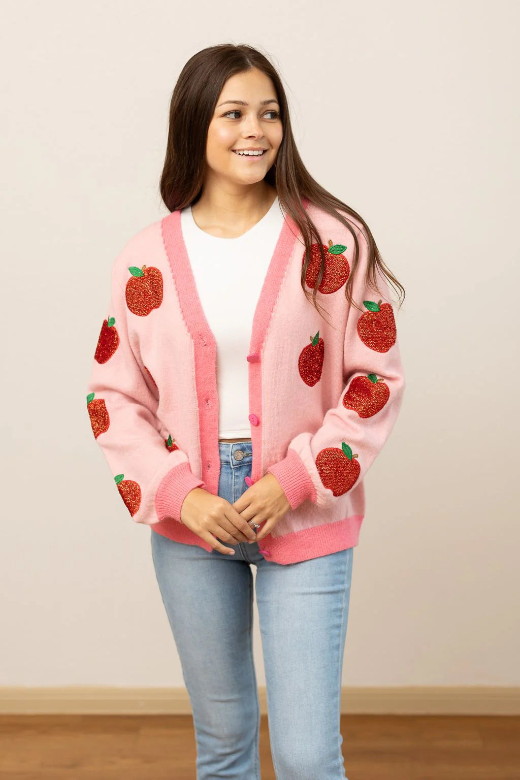 The Jeana Apple Cardigan