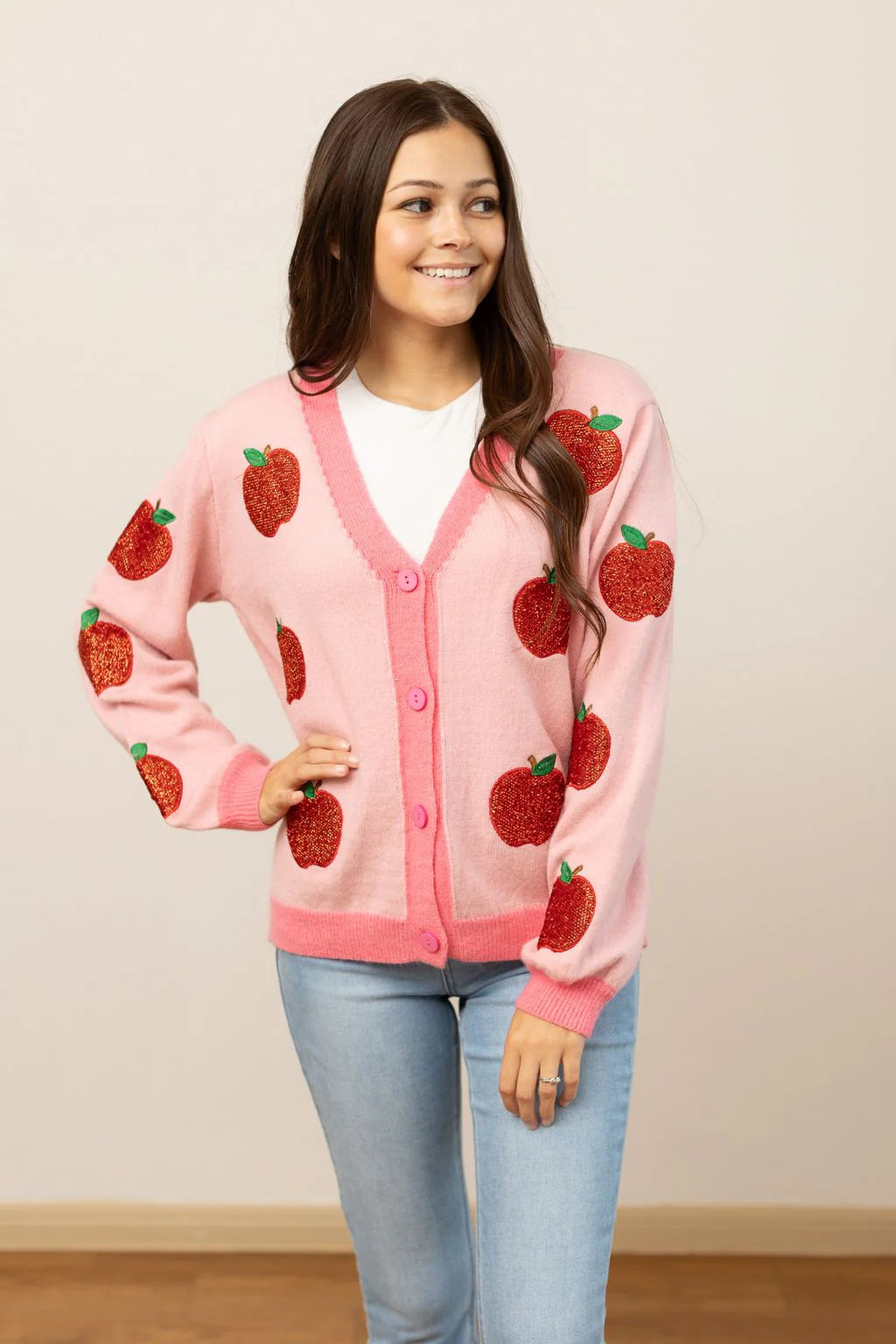 The Jeana Apple Cardigan