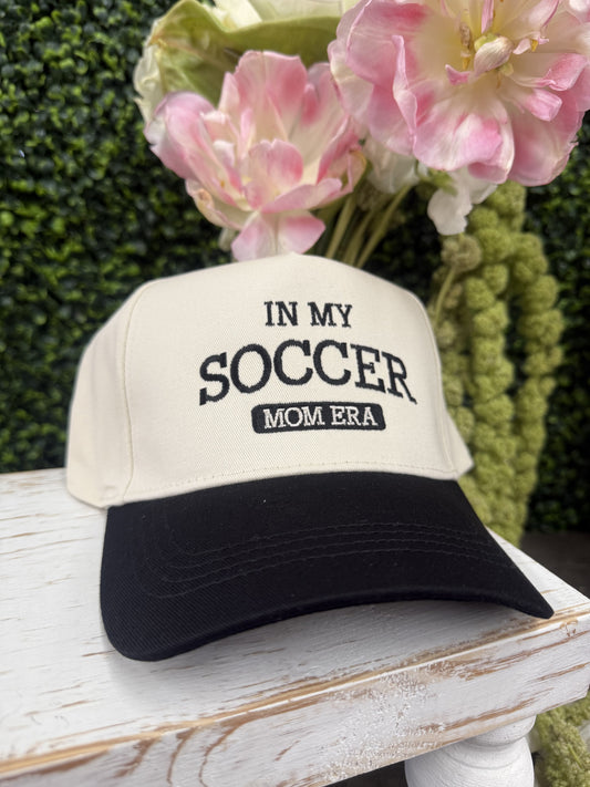 The In My Soccer Mom Era Hat - Black