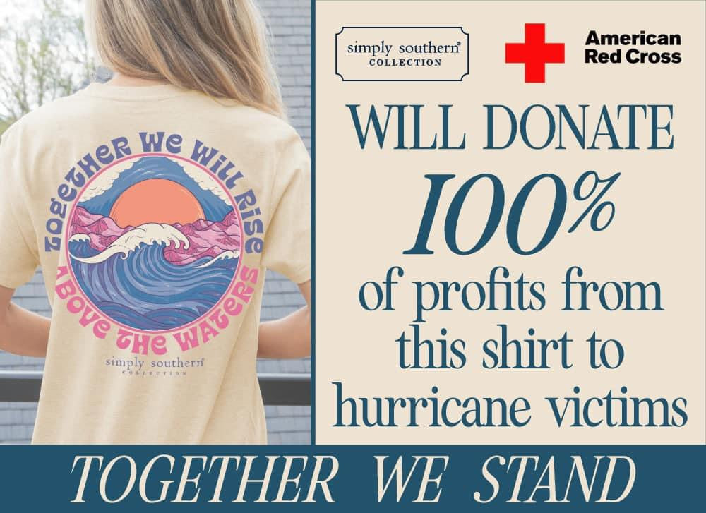 PREORDER - Simply Southern Hurricane Helene Fundraiser Tee