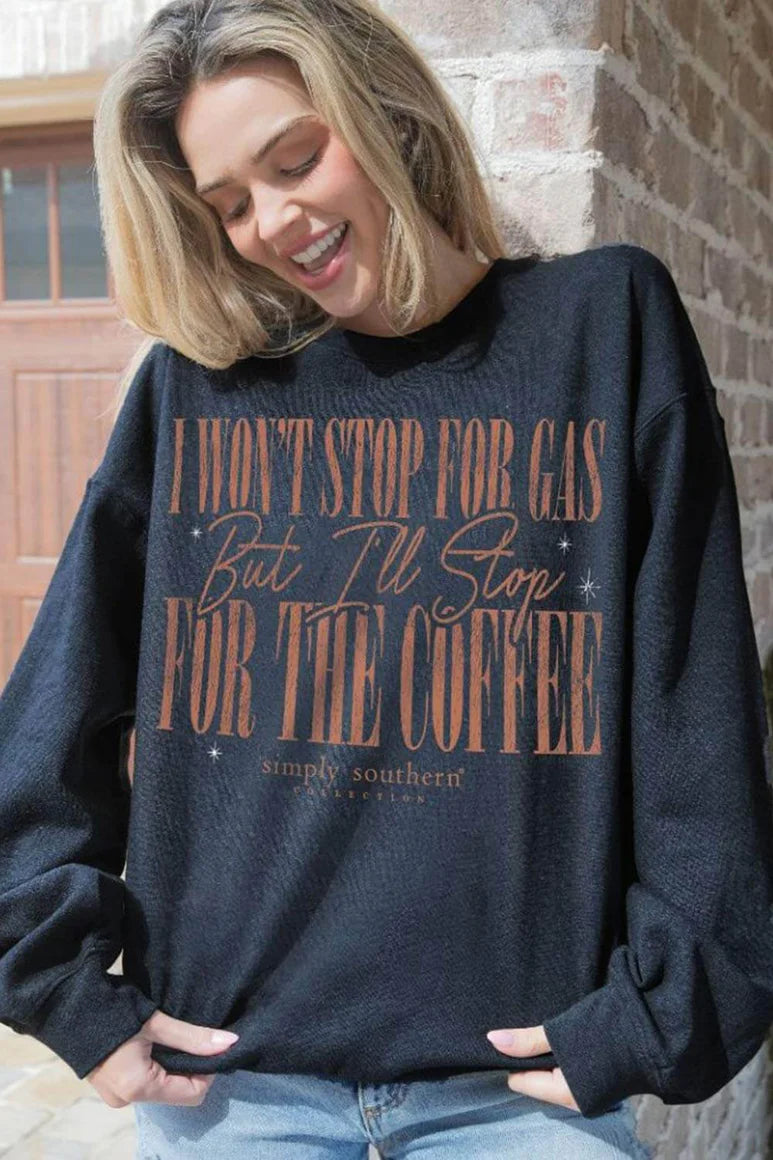 Simply Southern - I'll Stop For Coffee Crewneck