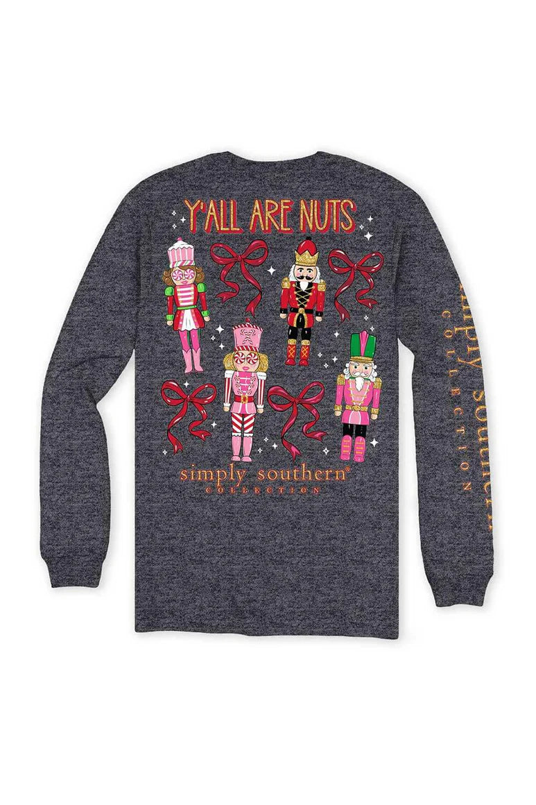 Simply Southern - Y'all Are Nuts Nutcracker - Long Sleeve