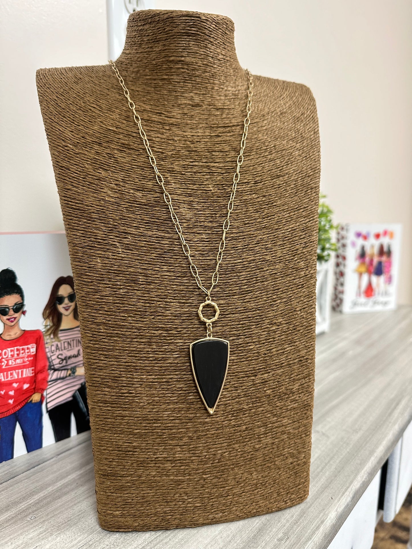 The Bruna Necklace - Black