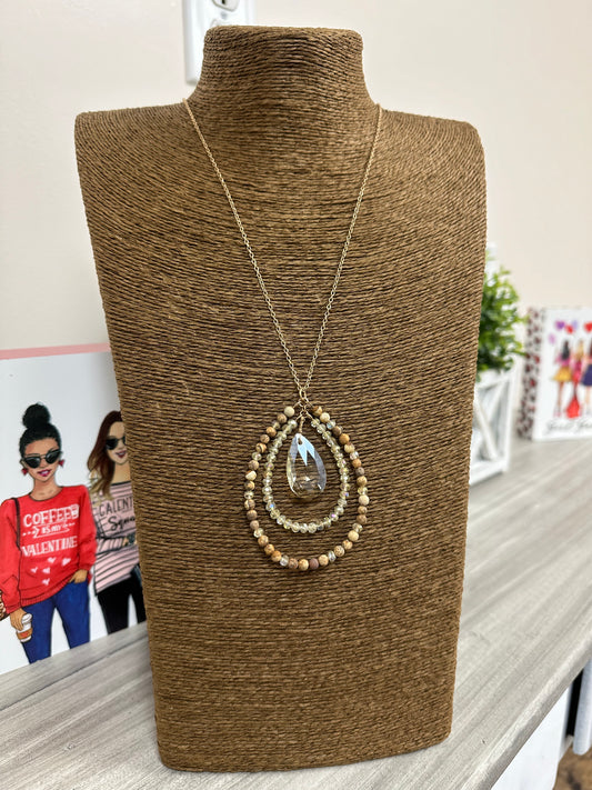 The Danni Necklace - Brown