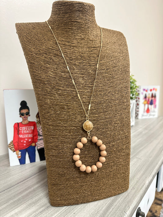 The Emmie Necklace - Nude
