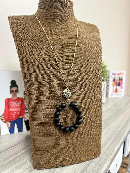 The Emmie Necklace - Black