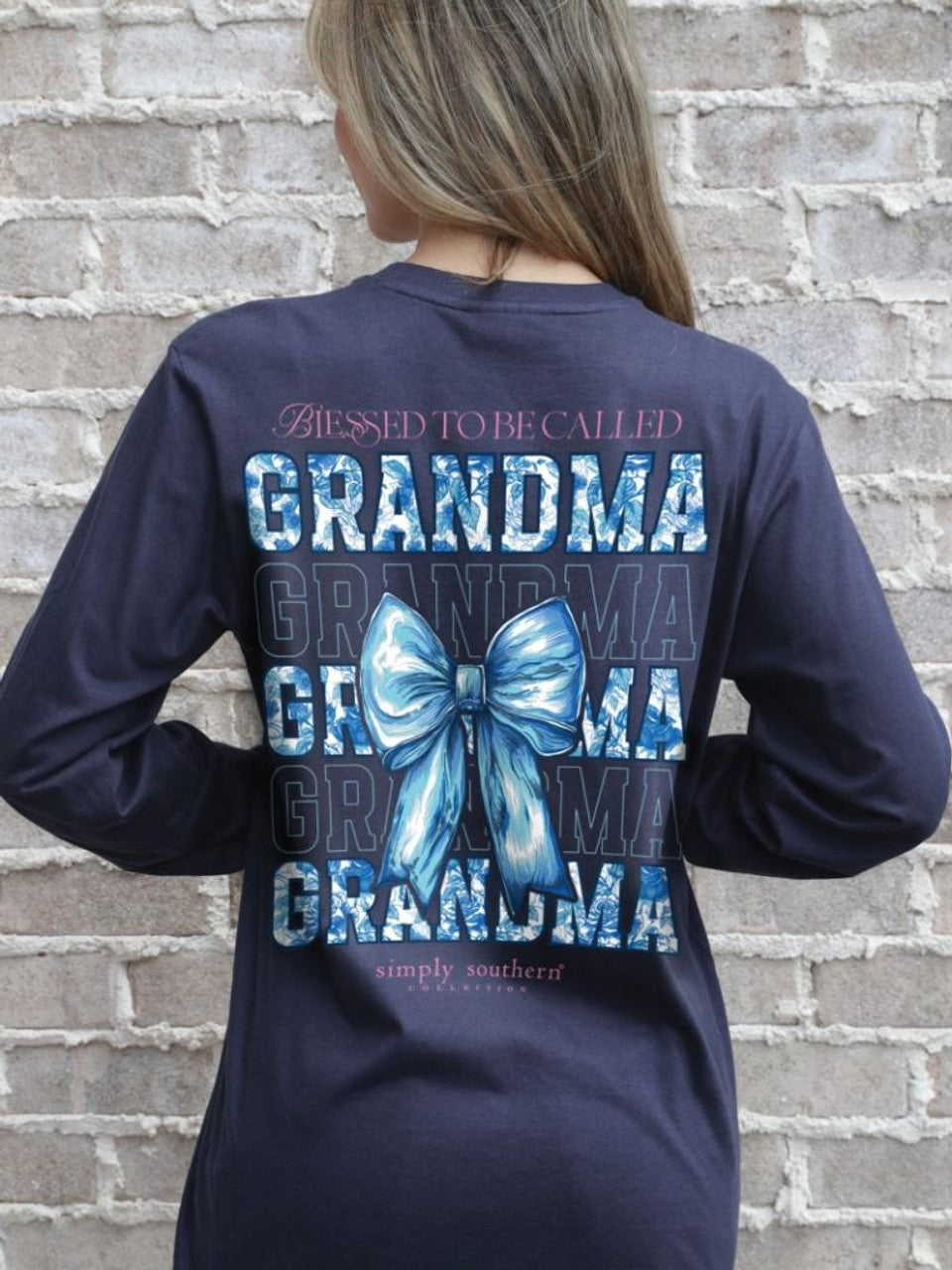 Simply Southern - Blessed to be Called Grandma Long Sleeve Tee - 2024