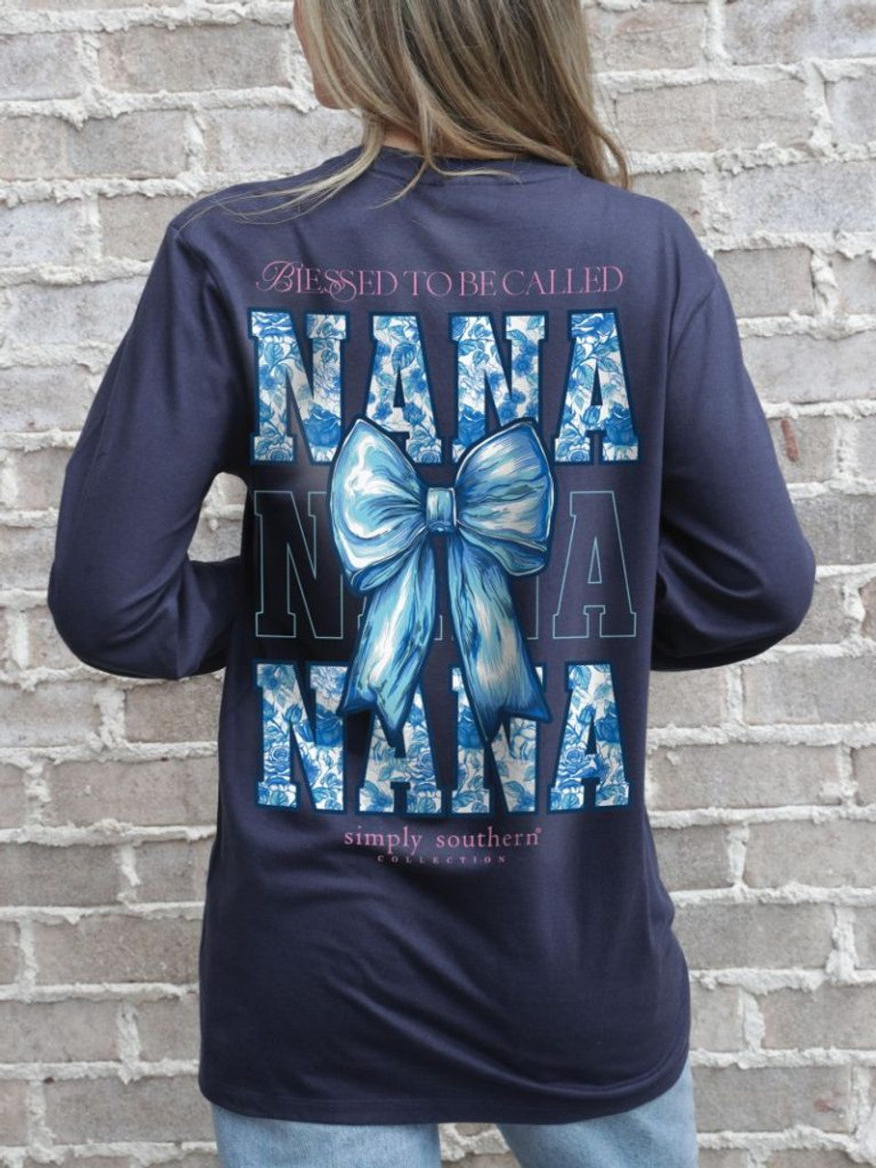 Simply Southern - Blessed to be Called Nana Long Sleeve Tee - 2024