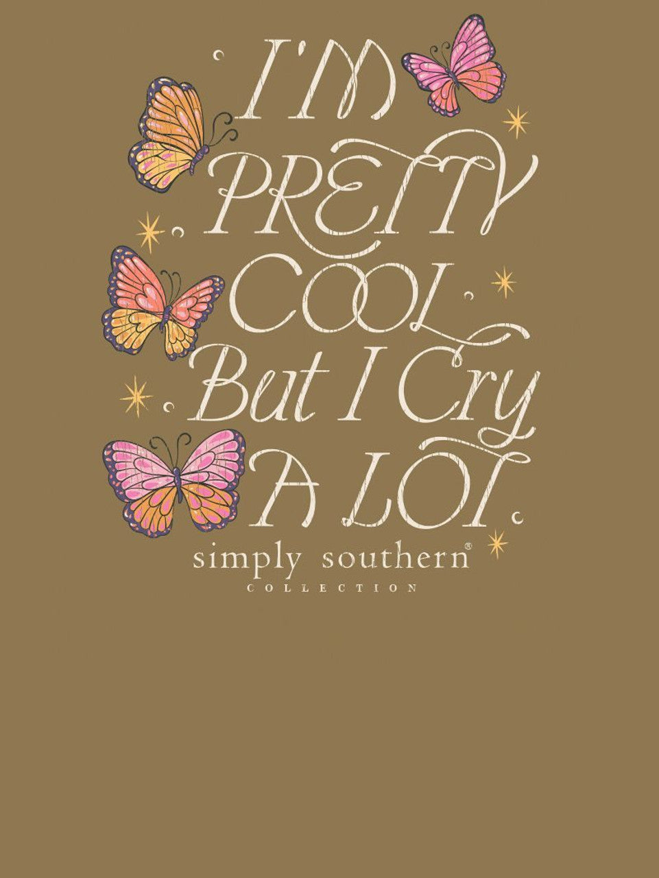 Simply Southern - Pretty Cool But I Cry A Lot Long Sleeve Tee - 2024