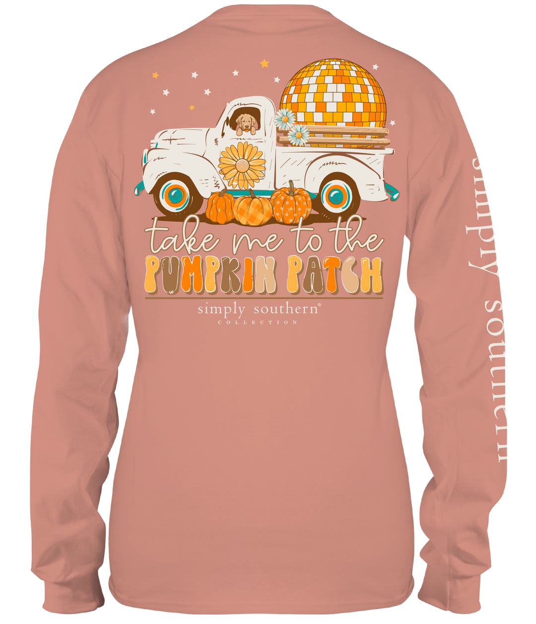 FINAL SALE - Simply Southern - Take Me To The Pumpkin Patch Long Sleeve Tee