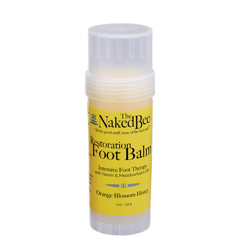 The Naked Bee - Restoration Foot Balm - Orange Blossom Honey