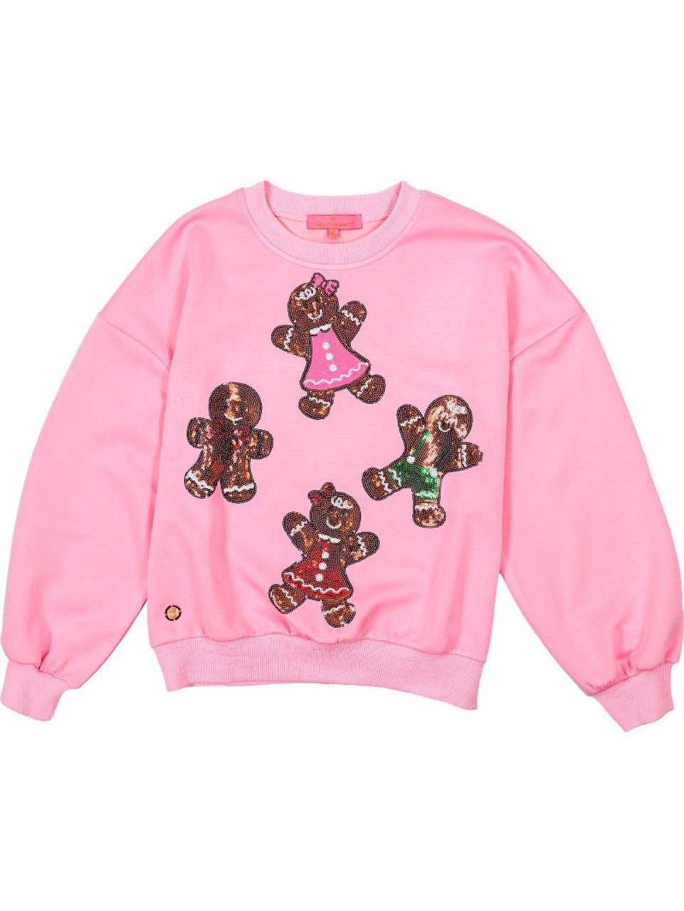 Simply Southern - Sequin Crewneck - Gingerbread