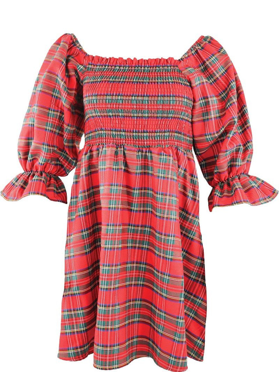 Simply Southern - Plaid Holiday Dress