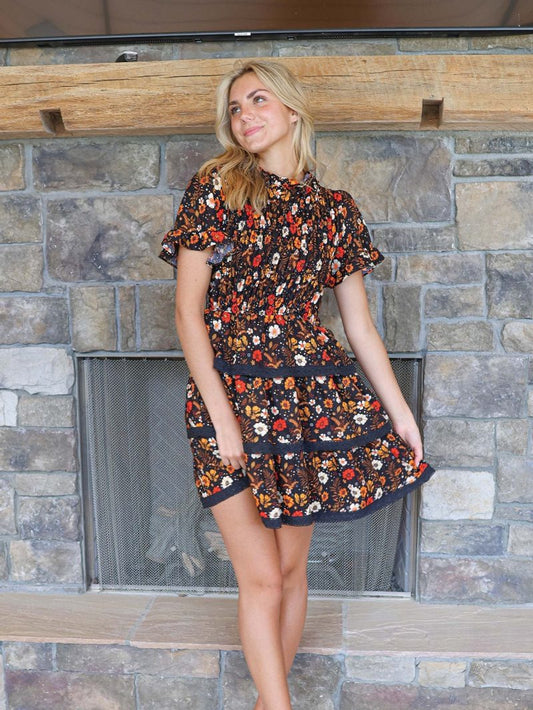 Simply Southern - Vintage Floral Smocked Dress