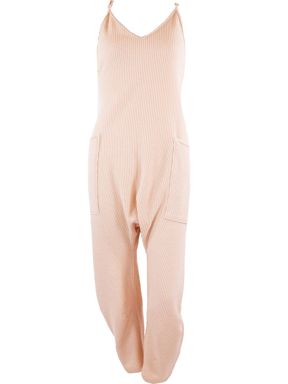 Simply Southern - Knit Jumpsuit - Cream