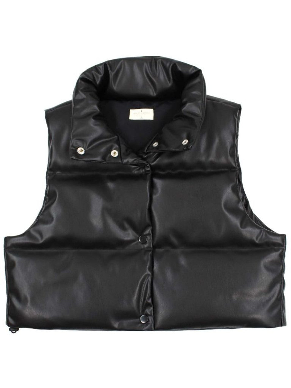 FINAL SALE - Simply Southern - Leather Vest - Black