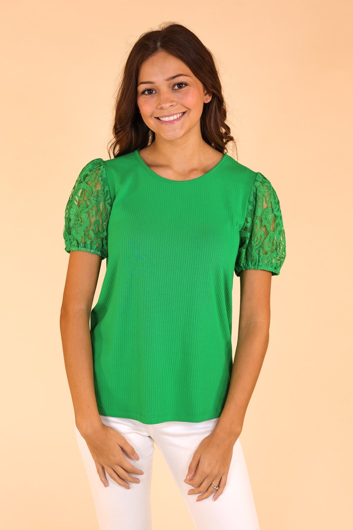 The Perfect Day Top - Kelly Green