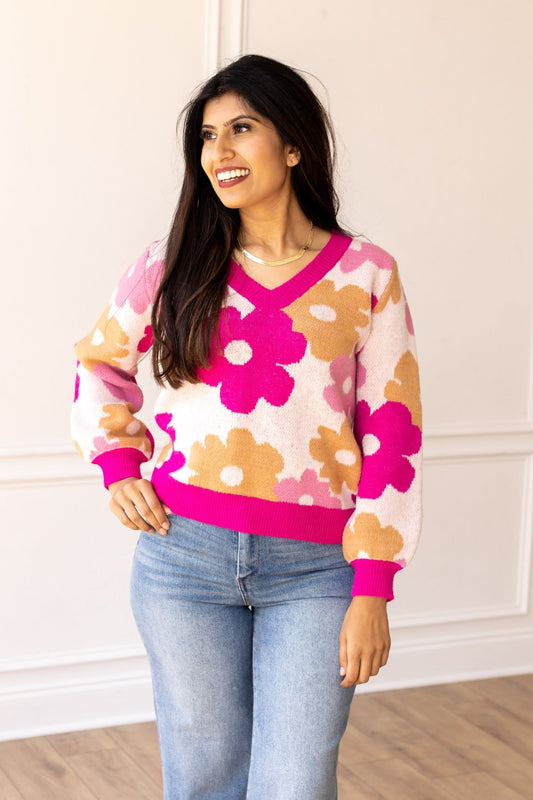 The Jayde Floral Sweater