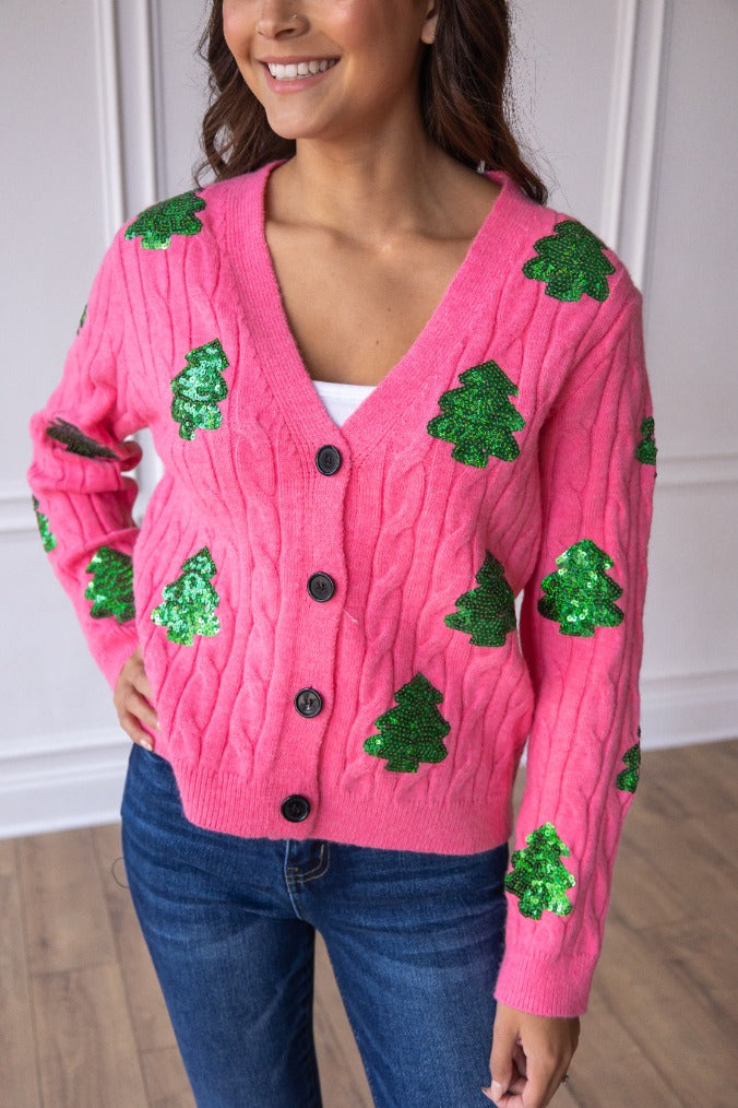 The Merry Christmas Darling Cardigan