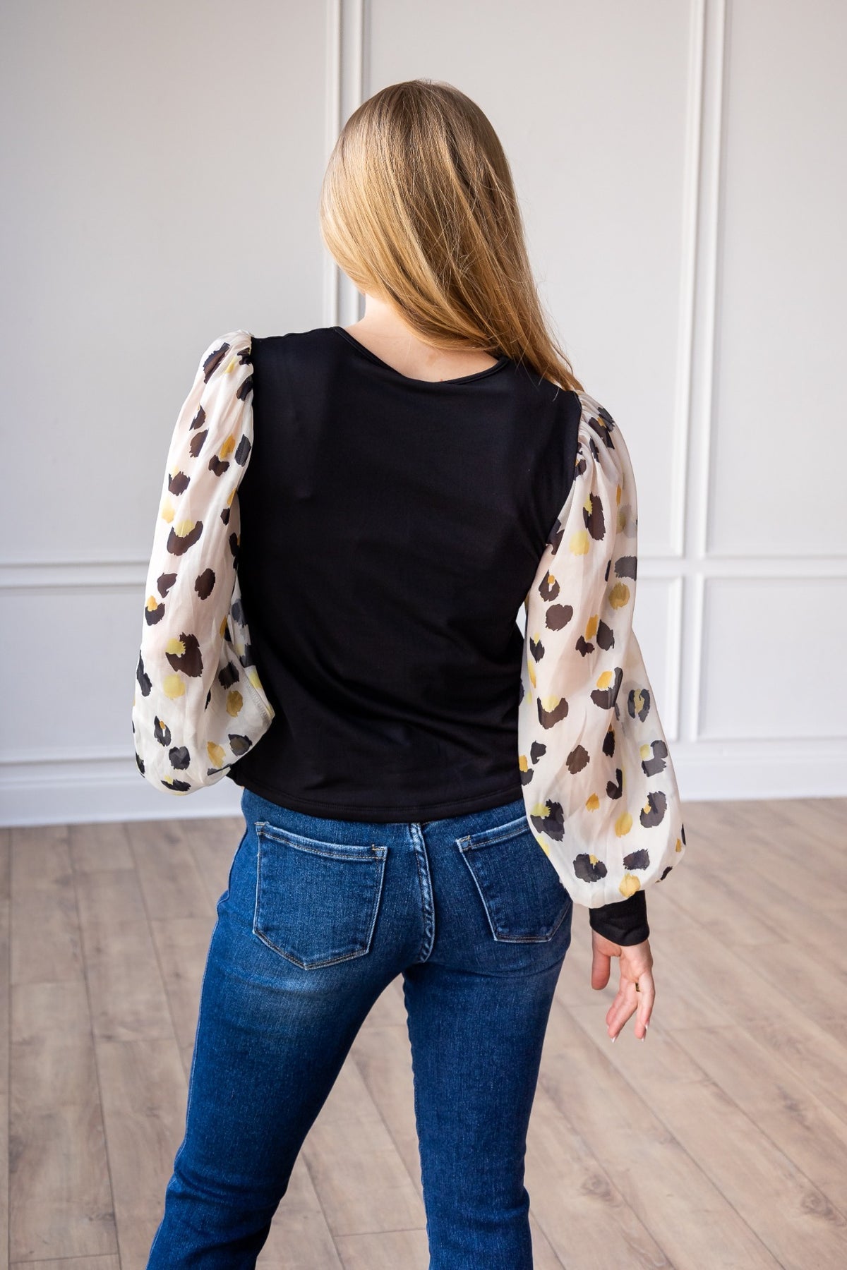 The Afternoon Date Leopard Top