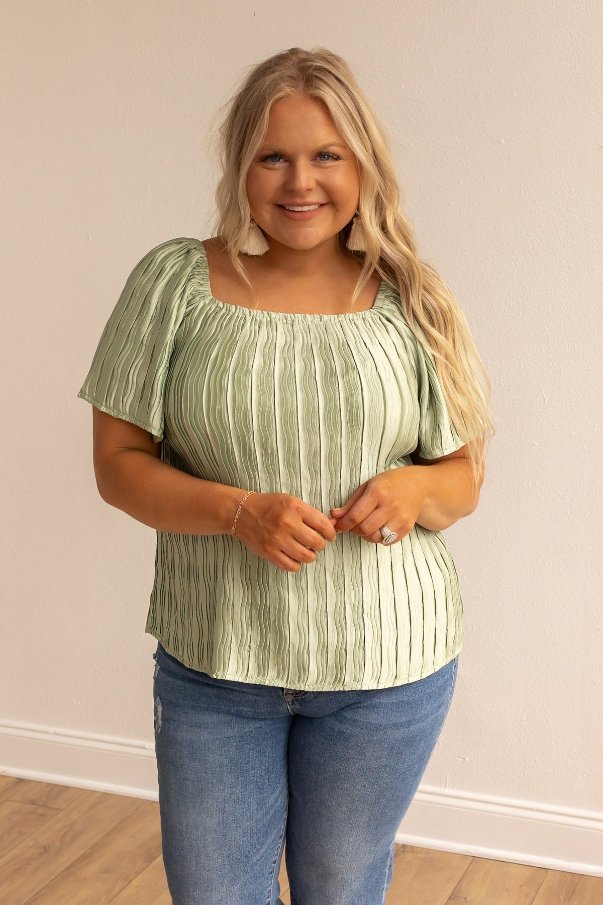 The Josephine Top - Green