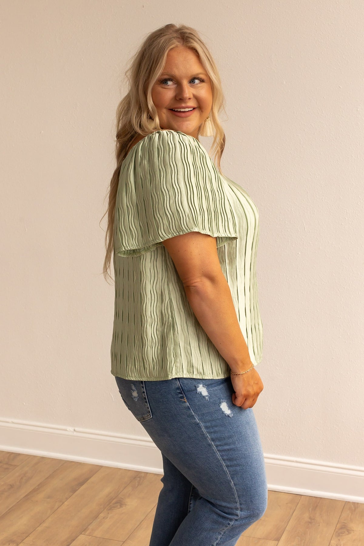 The Josephine Top - Green