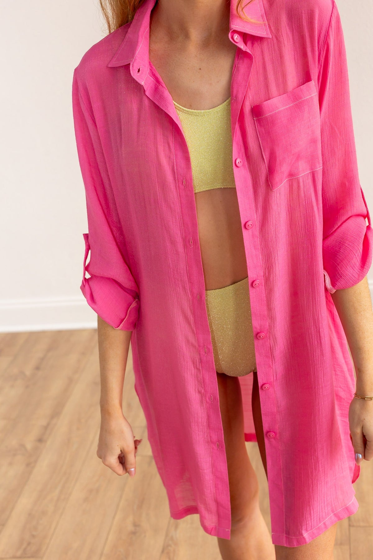 FINAL SALE - The Barefoot Bliss Coverup - Pink