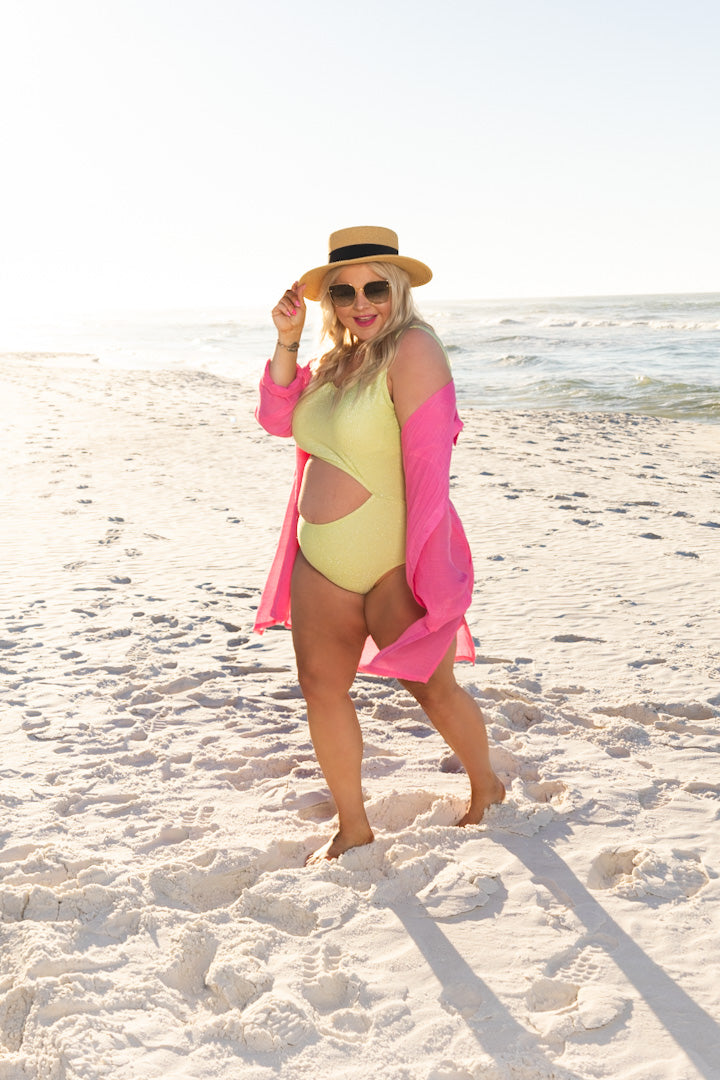 FINAL SALE - The Barefoot Bliss Coverup - Pink