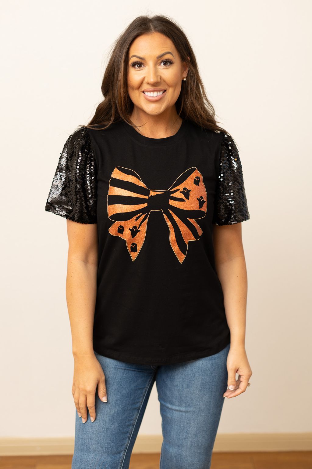 The Halloween Bow Top