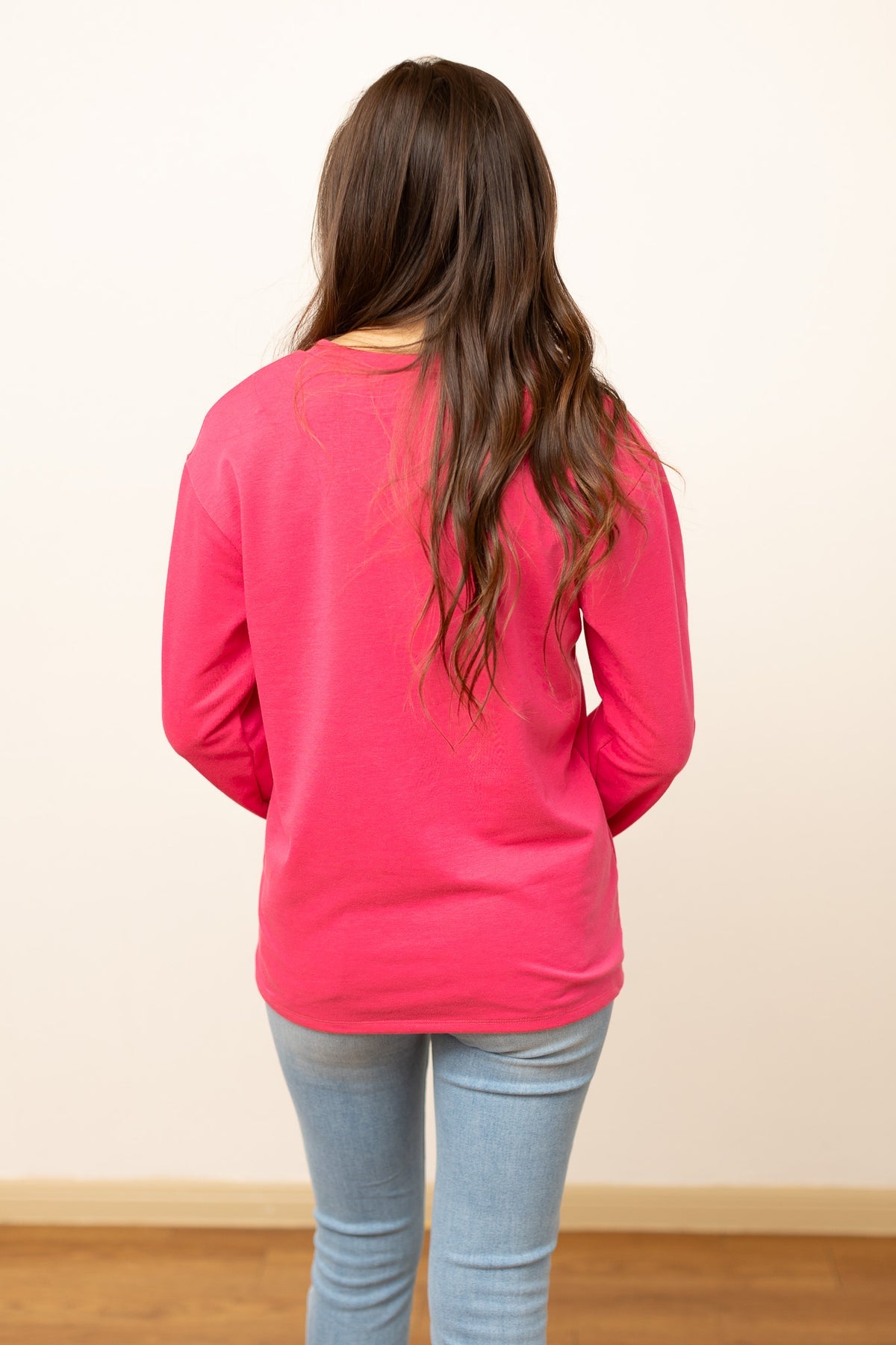 The Hot Pink Sequin Christmas Tree Sweatshirt