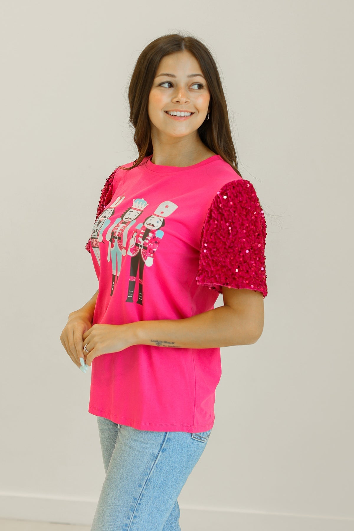 The Nutcracker Sequin Sleeve Tee