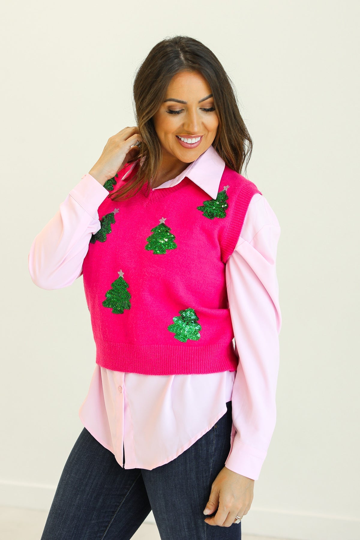 The Merry Christmas Darling Vest