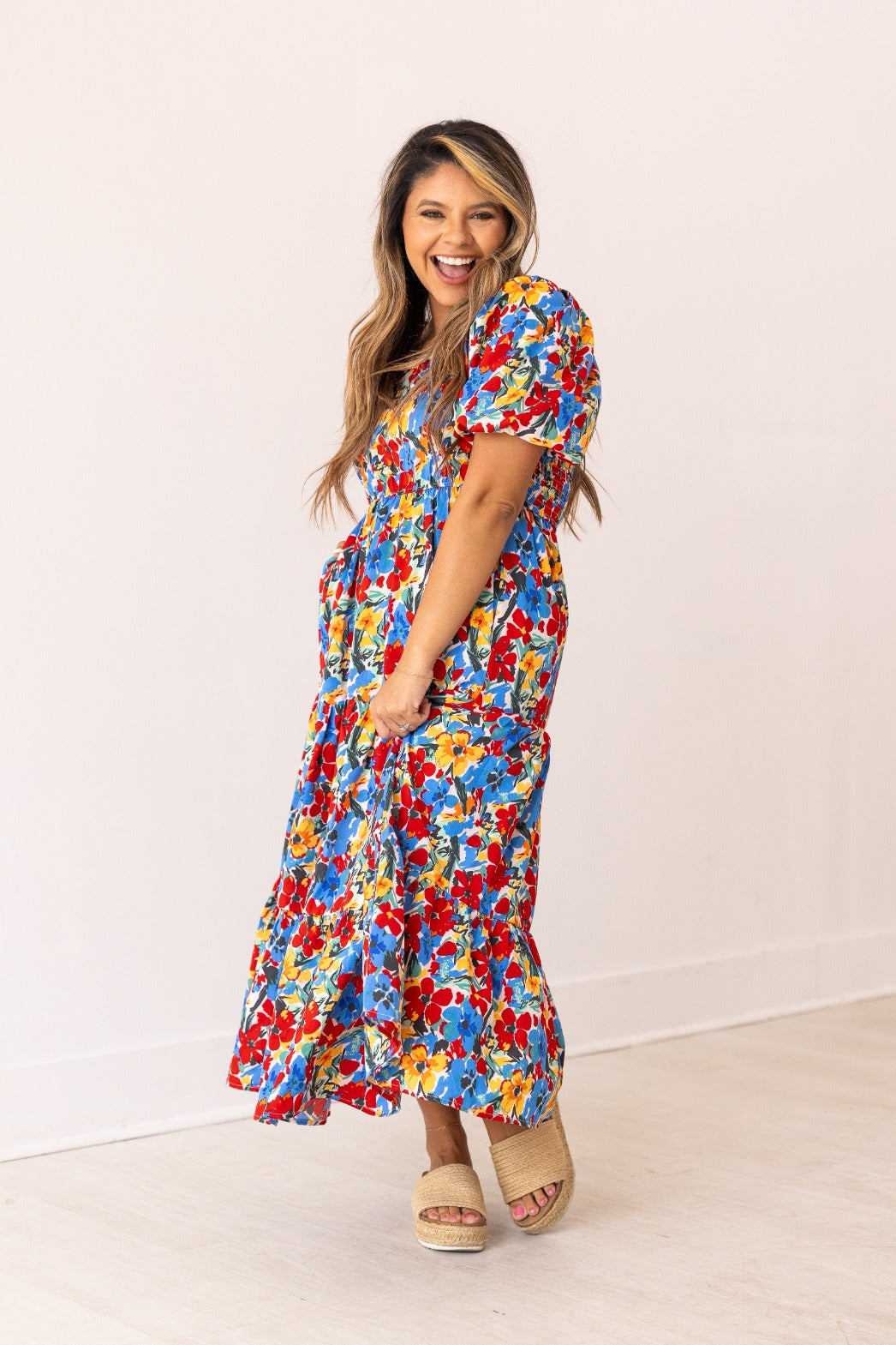 The Elizabeth Tiered Dress - Floral