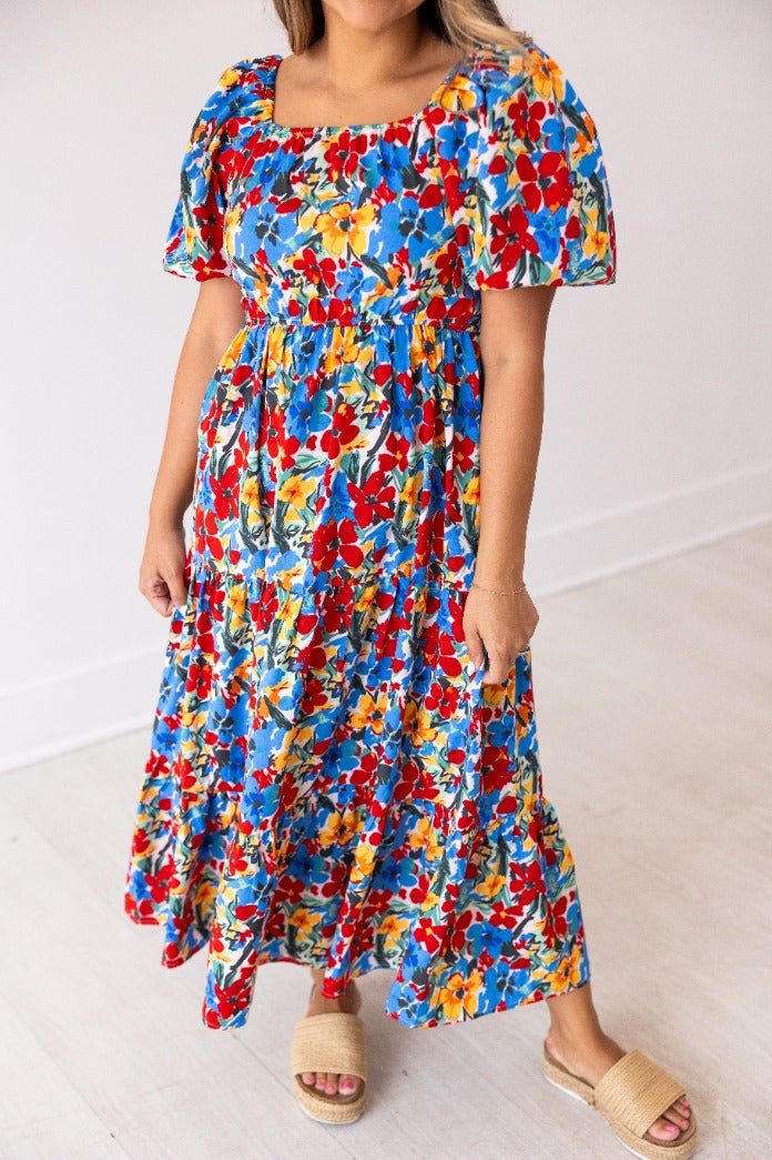 The Elizabeth Tiered Dress - Floral